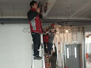商場(chǎng)專賣(mài)店消防施工
